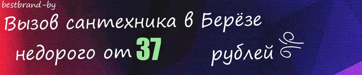 Сантехник в Берёзе