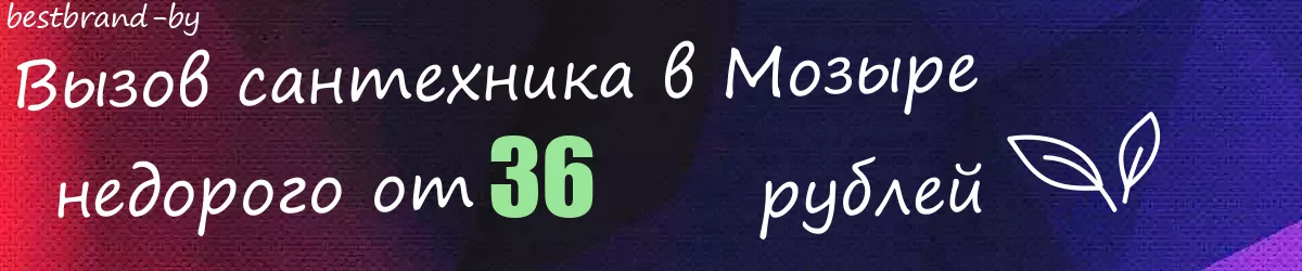 Сантехник в Мозыре